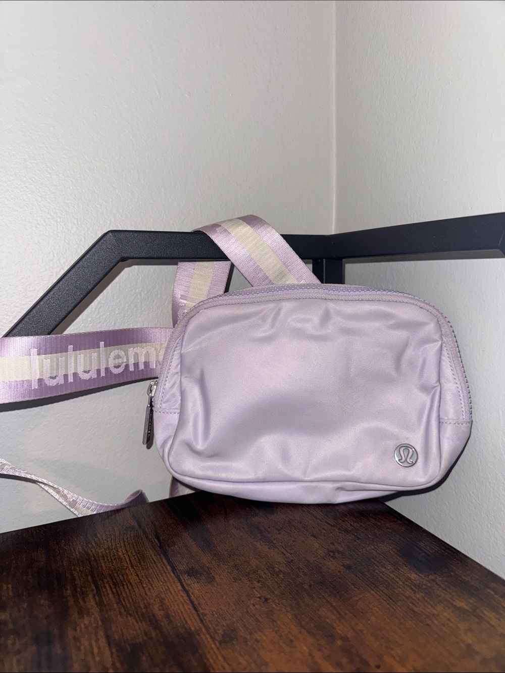 lululemon athletica Lilac Crossbody Belt Bag with Branded Strap